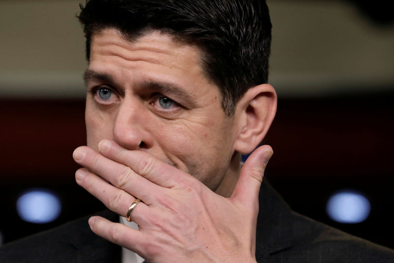 © Reuters. Presidente da Câmara dos Deputados dos Estados Unidso, Paul Ryan, em conferência em Washington, EUA