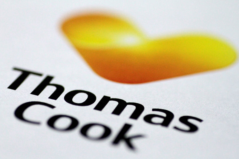 © Reuters. FILE PHOTO: Illustration photo of a Thomas Cook logo