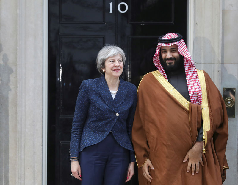 © Reuters. بريطانيا والسعودية تتفقان على خطة للتجارة والاستثمار بقيمة 65 مليار استرليني