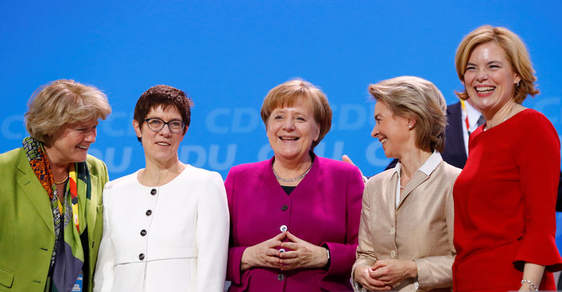 © Reuters. Christian Democratic Union (CDU) party congress in Berlin