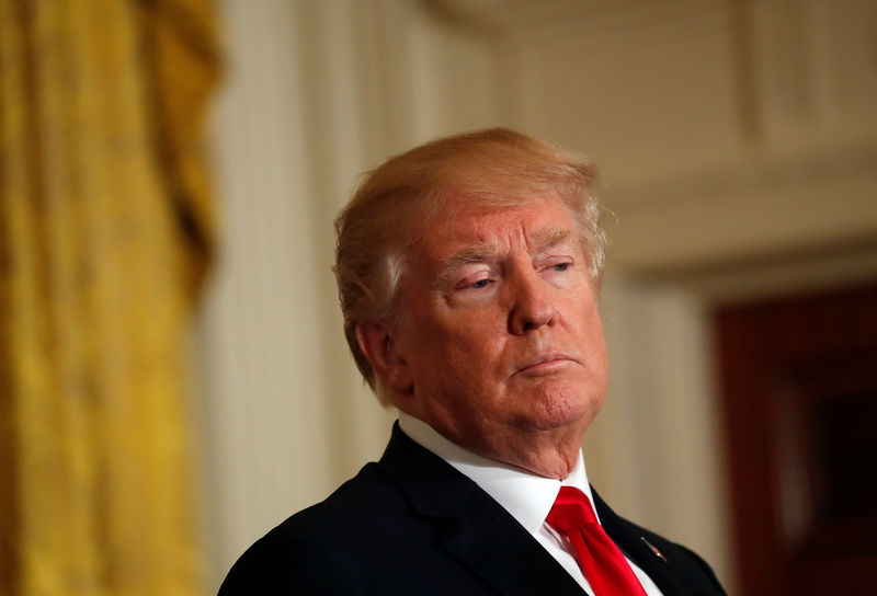 © Reuters. Presidente dos Estados Unidos, Donald Trump, em conferência na Casa Branca