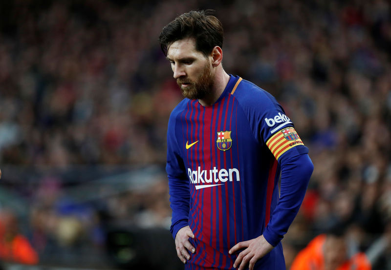 © Reuters. Messi se perderá el encuentro contra el Málaga por "razones personales"