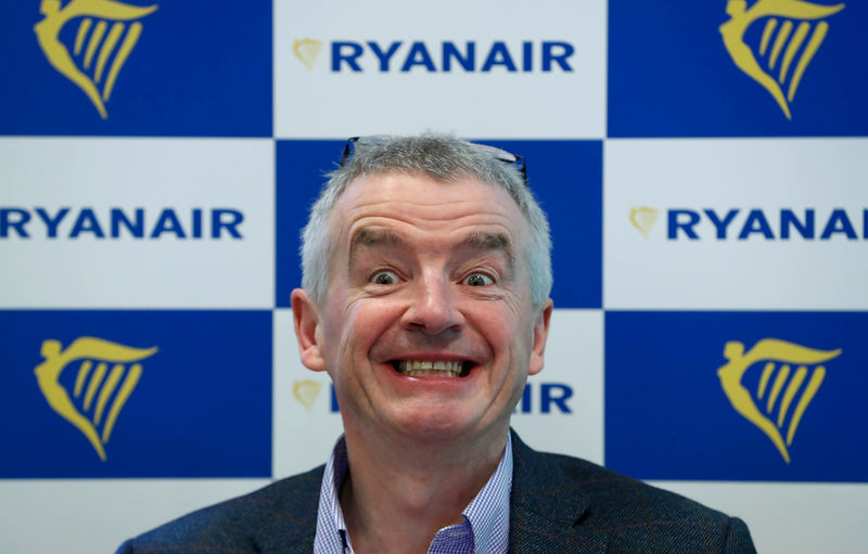 © Reuters. Ryanair dice que podría alcanzar acuerdo con el Sepla a finales de marzo