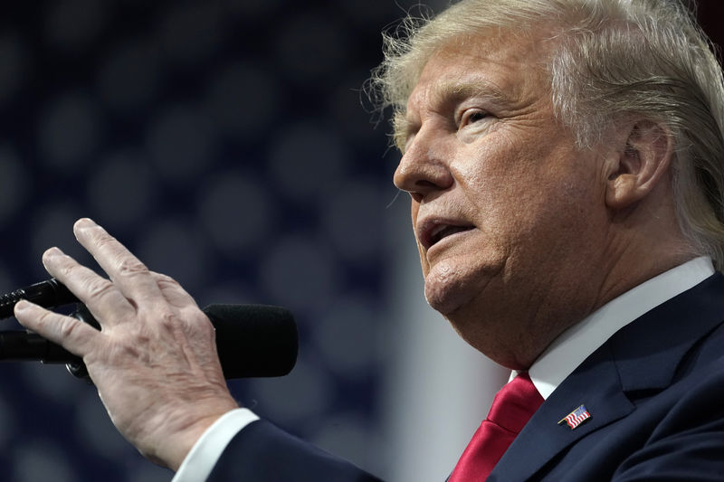 © Reuters. Trump faz discurso em Moon Township