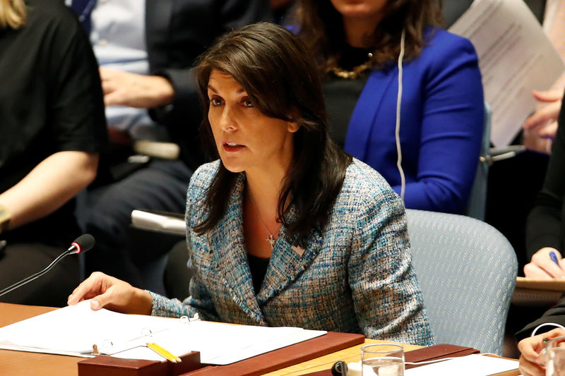 © Reuters. واشنطن تقول للأمم المتحدة إن موسكو مسؤولة عن تسميم الجاسوس الروسي