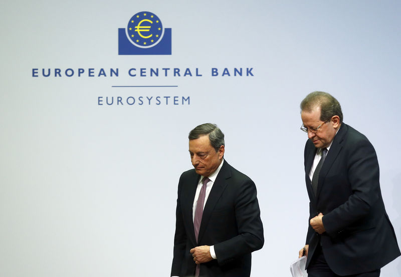© Reuters. Bce, addendum su nuovi Npl da 1° aprile, effetto su Srep 2021