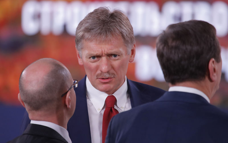 © Reuters. Porta-voz do Kremlin, Dmitry Peskov, em Moscou, na Rússia