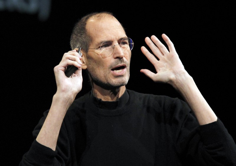 © Reuters. Steve Jobs durante apresentação de iCloud em San Francisco