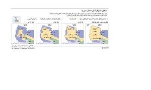 © Reuters. آلاف السوريين يفرون مع دخول معركتي الغوطة وعفرين مراحل حاسمة