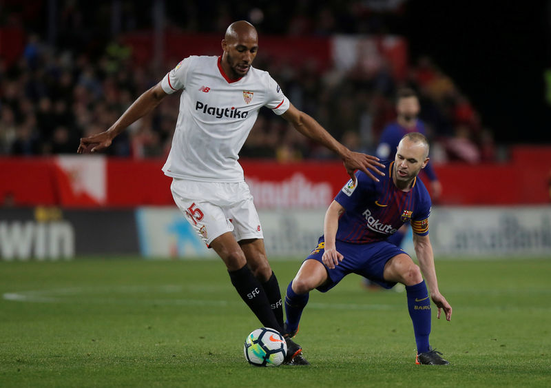 © Reuters. Un emocionante empate da y quita esperanza al Sevilla frente al Bayern