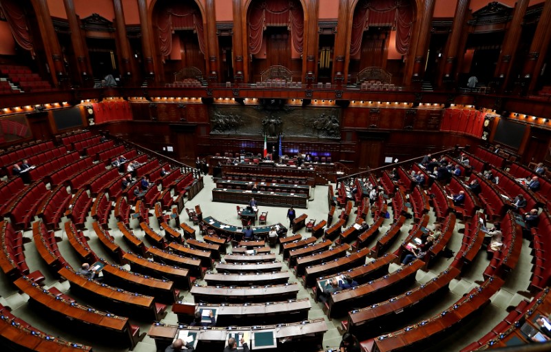 © Reuters. L'aula della Camera dei deputati