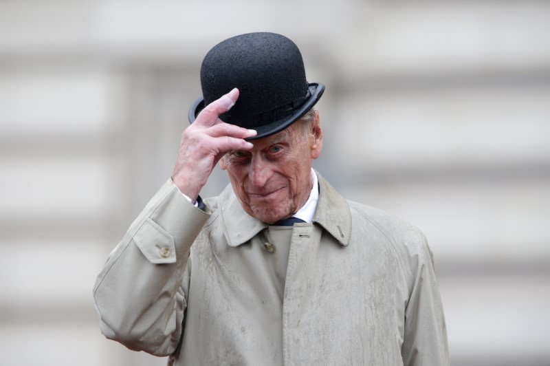 © Reuters. Principe Philip no Palácio de Buckingham, em Londres