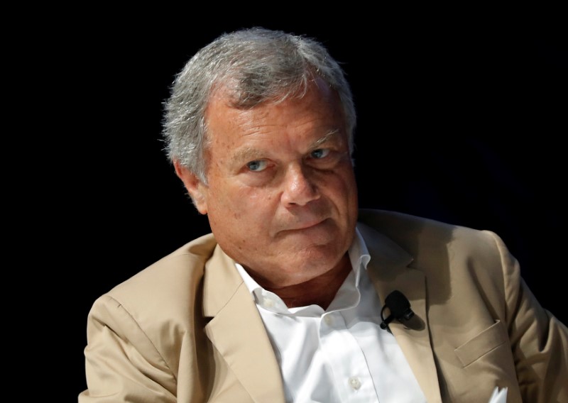 © Reuters. Sir Martin Sorrell, Chairman and CEO of advertising company WPP, attends a conference at the Cannes Lions Festival in Cannes