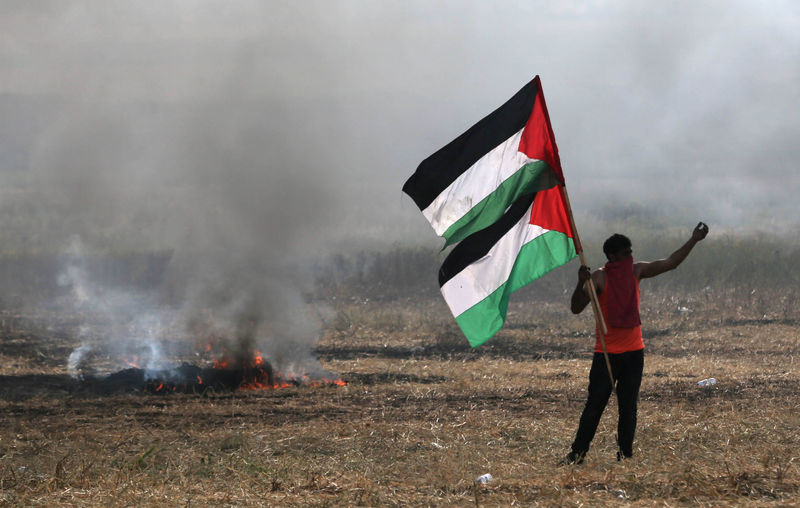 © Reuters. مقتل فلسطيني بنيران إسرائيلية على حدود غزة