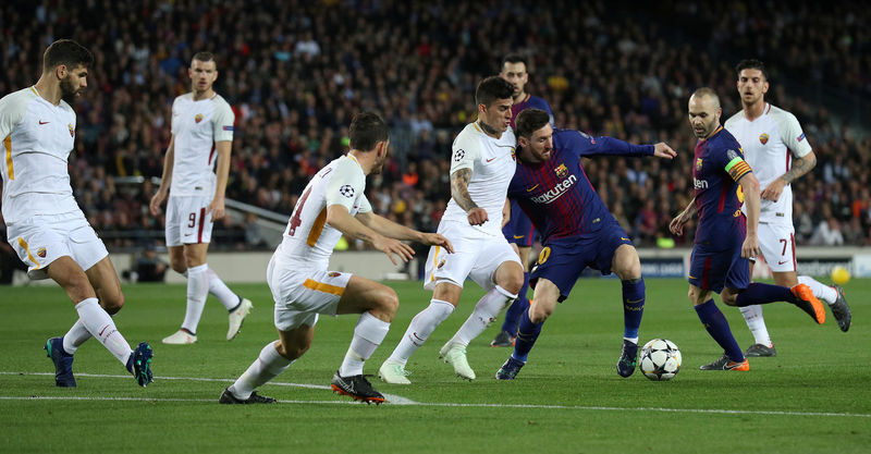 © Reuters. El Barça busca el récord de 38 partidos sin perder en Liga