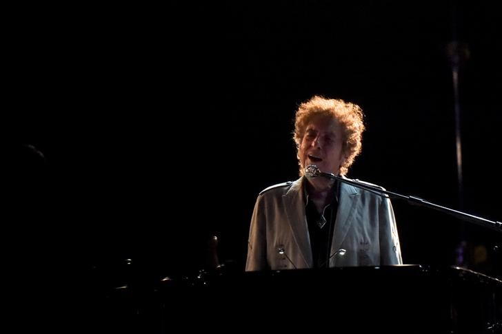 © Reuters. Bob Dylan durante show em Dover