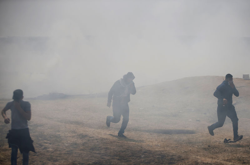 © Reuters. الأمم المتحدة تدعو إسرائيل لكبح قوات الأمن على الحدود مع غزة