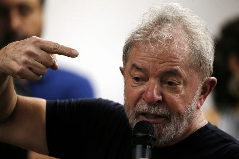 © Reuters. Ex-presidente Luiz Inácio Lula da Silva durante evento no Rio de Janeiro