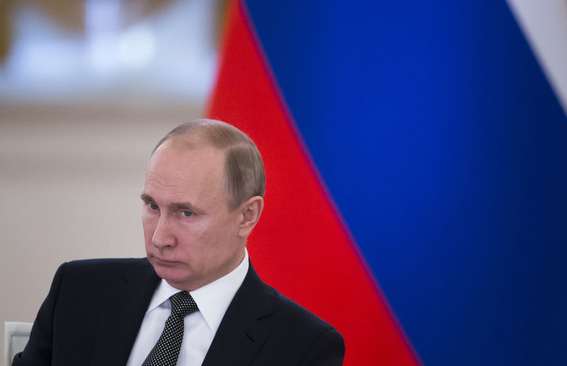 © Reuters. Presidente da Rússia, Vladimir Putin, durante reunião em Moscou