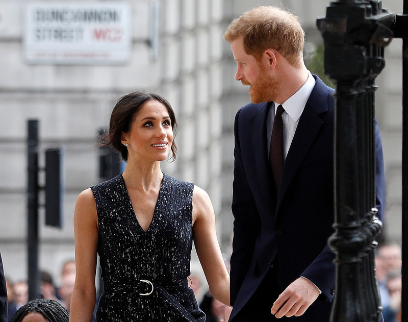 © Reuters. Príncipe Harry e sua noiva Meghan Markle