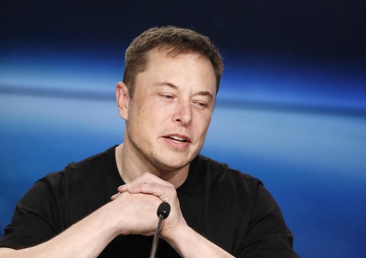 © Reuters. Presidente-executivo da Tesla, Elon Musk