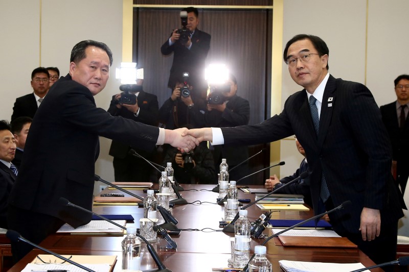© Reuters. كوريا الجنوبية: بيونجيانج تقترح محادثات بين الكوريتين في 16 مايو