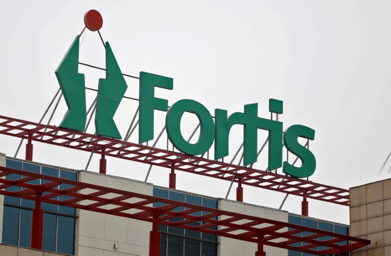 © Reuters. A Fortis hospital building is pictured in Gurgaon