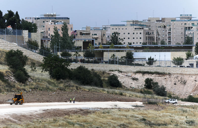 © Reuters. على أرض محل خلاف .. سفارة أمريكا في القدس تقع "في آخر الدنيا"