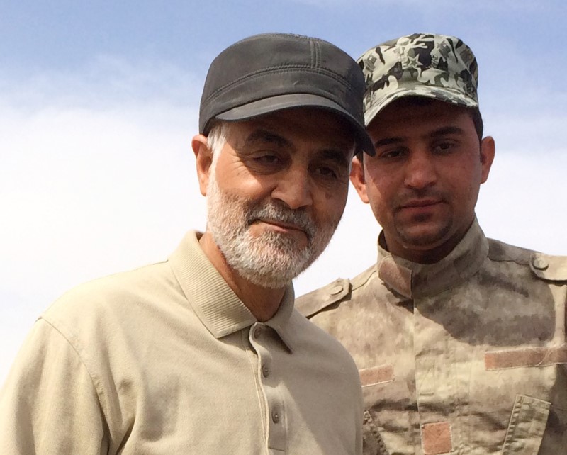 © Reuters. قائد بالحرس الثوري الإيراني يجري محادثات بشأن الحكومة العراقية المقبلة