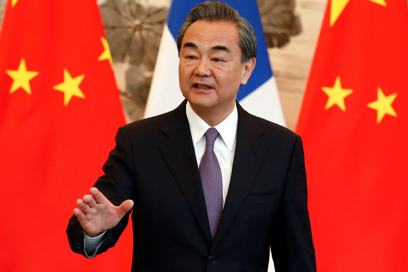 © Reuters. الصين تندد بالنزعة التجارية الأحادية وتدافع عن حرية التجارة