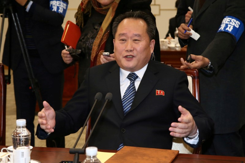 © Reuters. Ri Son Gwon, presidente do norte-coreano Comitê para a Reunificação Pacífica