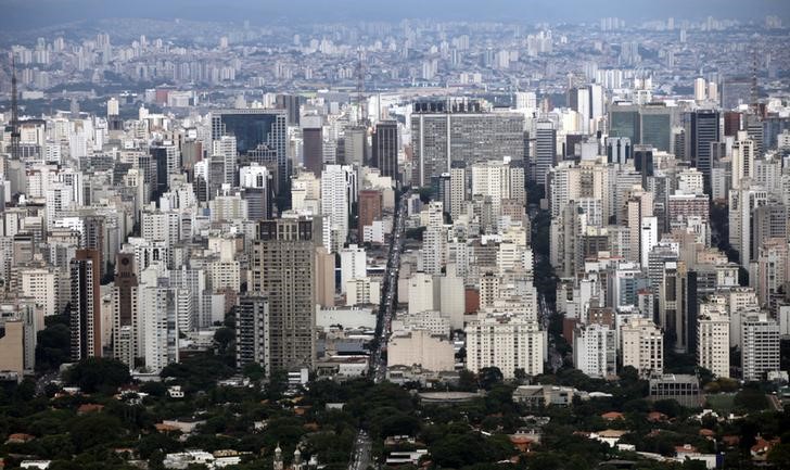 © Reuters. Visão aérea da cidade de São Paulo