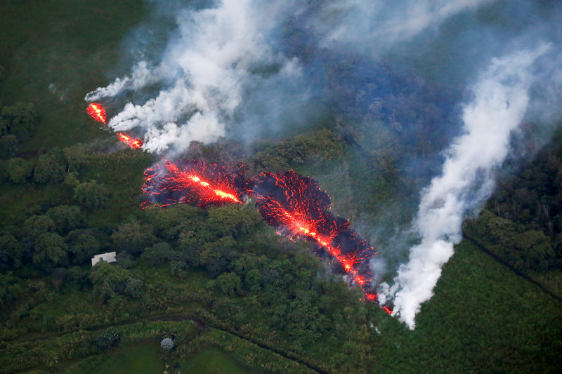 © Reuters. Lava de vulcão Kilauea