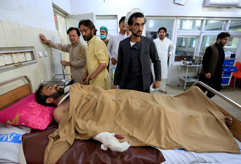 © Reuters. مسؤولون: مقتل 8 في انفجارات باستاد في أفغانستان