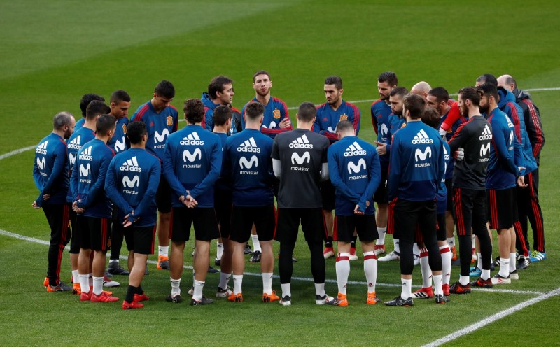 © Reuters. Aspas y Rodrigo, entre los seleccionados por Lopetegui para el Mundial