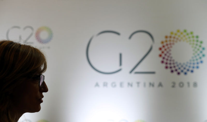 © Reuters. Zaharieva, Bulgaria's Foreign Minister and President of the EU Council of Ministers, speaks during an interview with Reuters at the G20 Meeting of Foreign Affairs Ministers in Buenos Aires