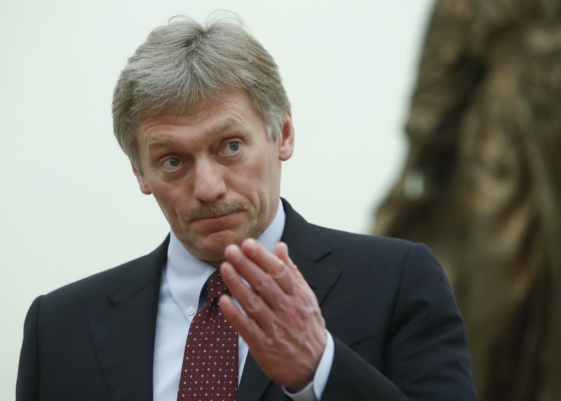 © Reuters. Porta-voz do Kremlin, Dmitry Peskov, em Moscou, na Rússia