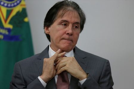 © Reuters. O presidente do Senado Federal, Eunício Oliveira, durante evento em Brasília