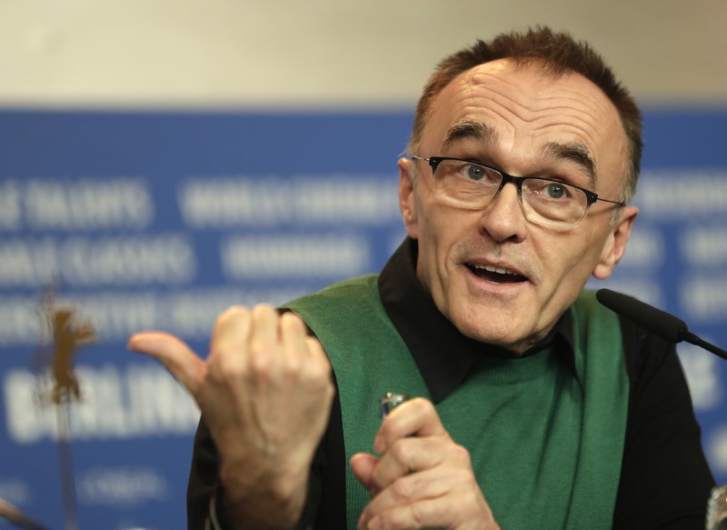 © Reuters. Director Danny Boyle attends a news conference to promote the movie 'T2 Trainspotting' at the 67th Berlinale International Film Festival in Berlin