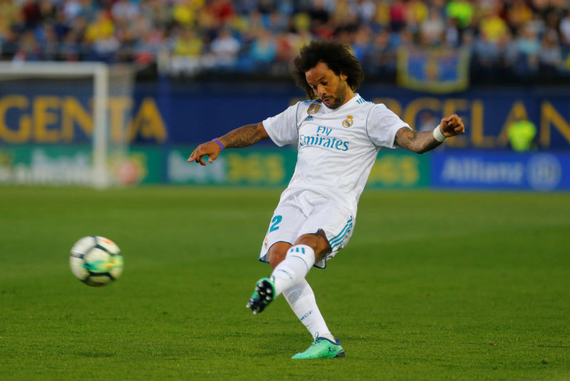 © Reuters. Marcelo será una pieza clave en la final de la Liga de Campeones