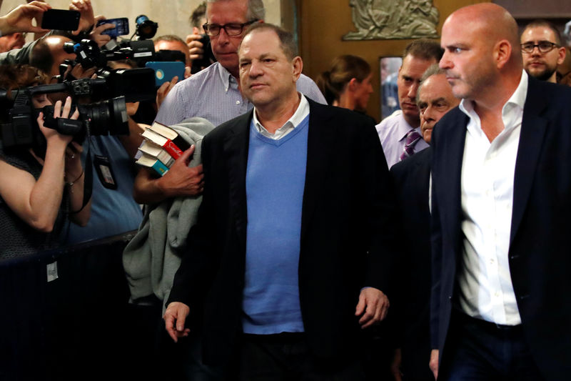 © Reuters. Weinstein deixa corte criminal em Nova York