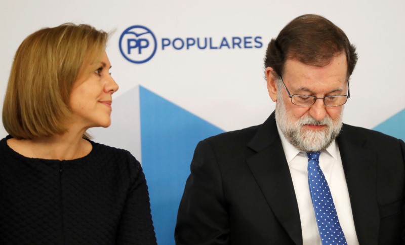 © Reuters. Cospedal acusa al PSOE de aliarse con quienes "buscan destrozar España"