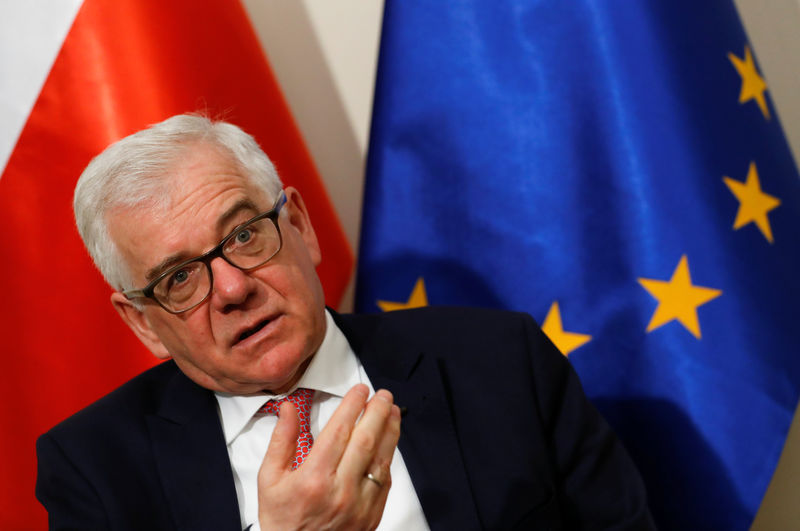 © Reuters. مقابلة- بولندا: الاتحاد الأوروبي يحتاج "للتعاطف" مع أمريكا في ملف إيران