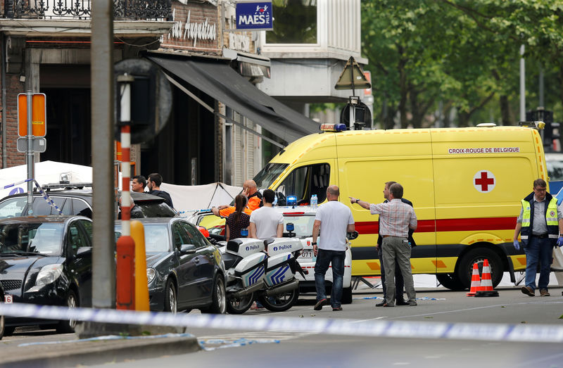 © Reuters. Un hombre mata a tiros a dos policías y un transeúnte en Bélgica