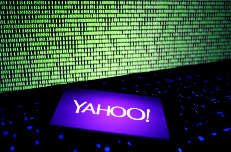 © Reuters. Fotoilustração de logo do Yahoo