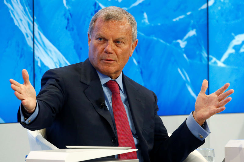 © Reuters. FILE PHOTO: Martin Sorrell attends the World Economic Forum (WEF) annual meeting in Davos