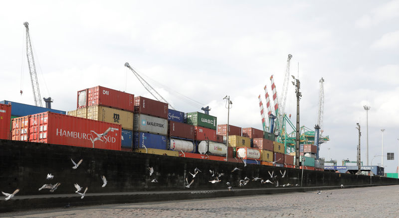 © Reuters. Visão geral do Porto de Santos