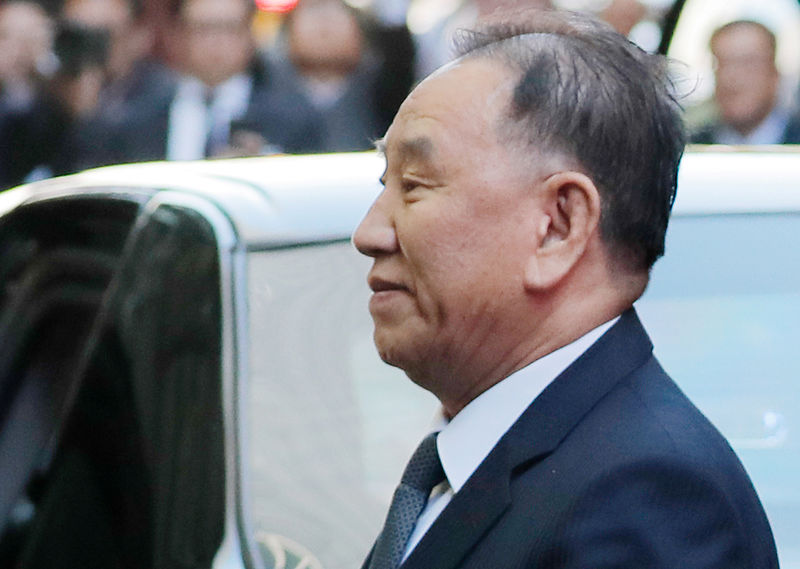 © Reuters. Norte-coreano Kim Yong Chol chega a hotel em Nova York