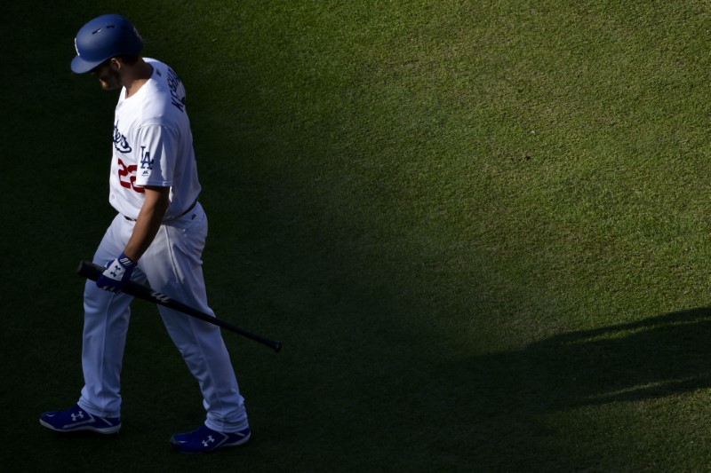 © Reuters. MLB: Philadelphia Phillies at Los Angeles Dodgers