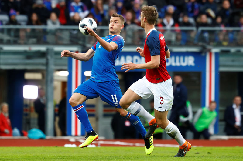 © Reuters. International Friendly - Iceland vs Norway